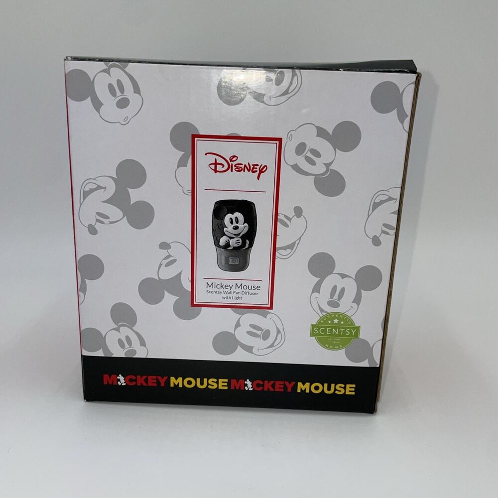 Scentsy Wall Fan Diffuser with Light-Disney's Mickey Mouse- NEW In Box
